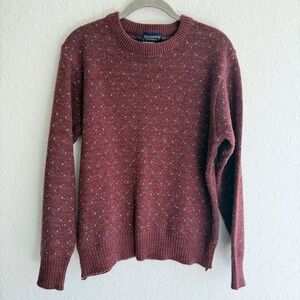 Vtg‎ Grandpa Sweater Medium Strawbridge Clothier Wool Blend Cosby Cobain Grunge